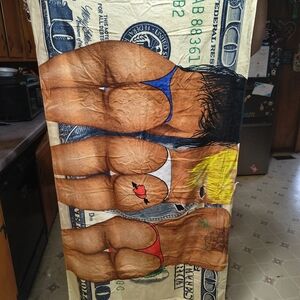 Novelty Dollar Bill Beach Towel